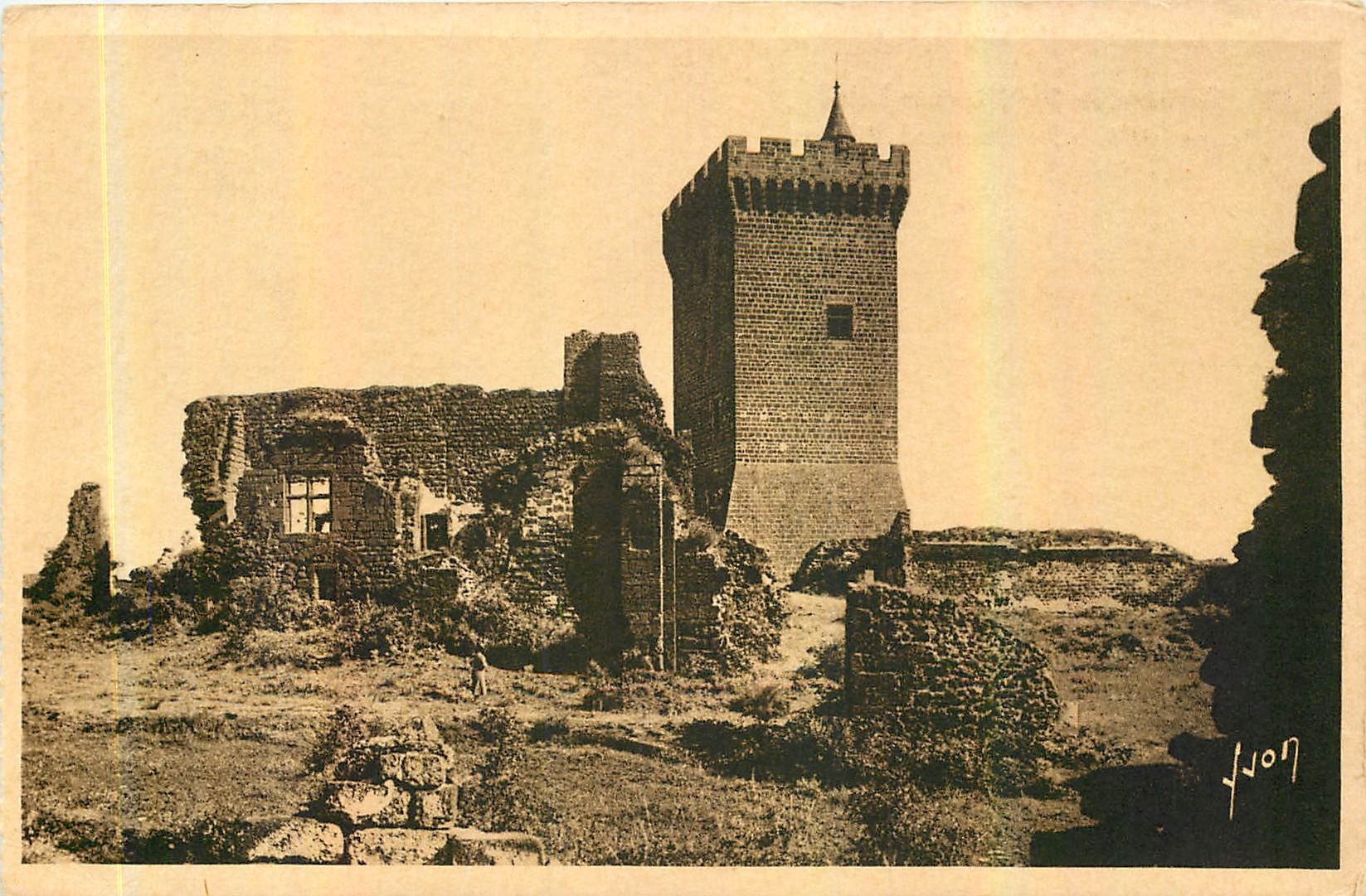 Ruines de Polignac — Donjon du XIVe siècle — Éditions d'Art AVON