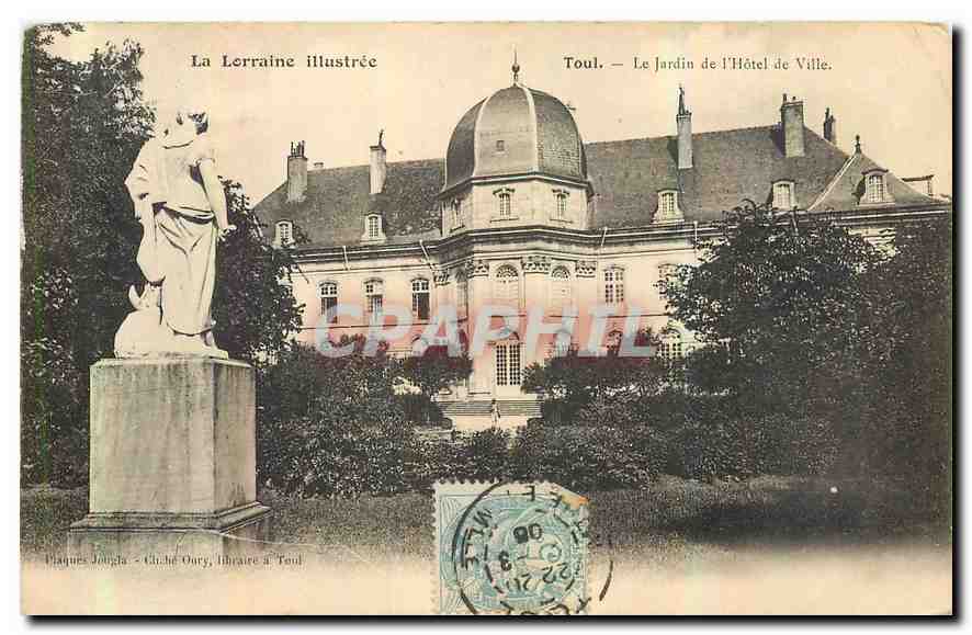 Toul — Le Jardin de l'Hôtel de Ville — La Lerraine illustrée