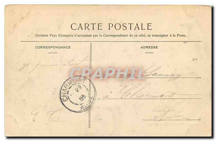 Toul — Le Jardin de l'Hôtel de Ville — La Lerraine illustrée — Rückseite