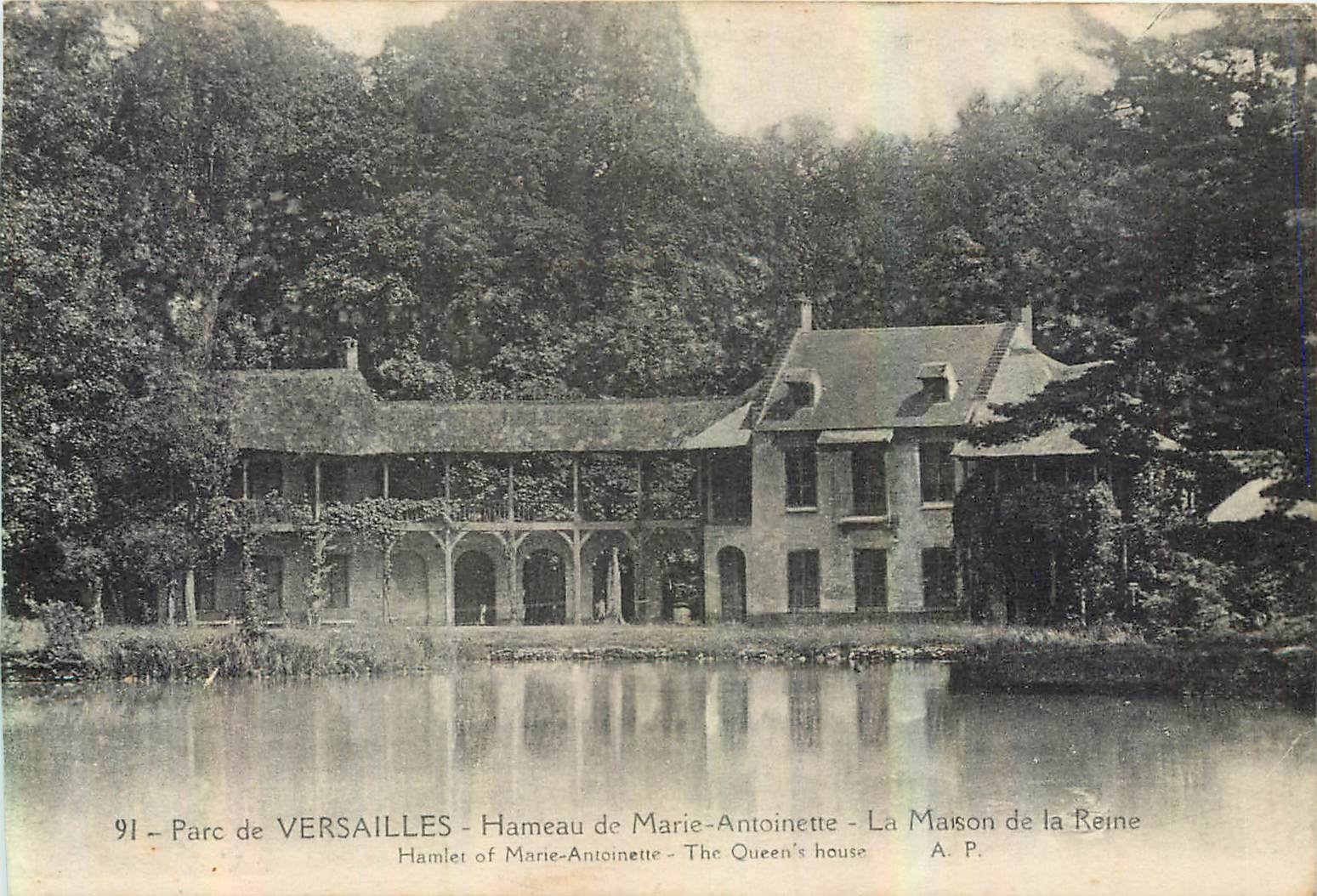 CPA Parc de Versailles Hameau de Marie Antoinette la Maison de la Reine 
