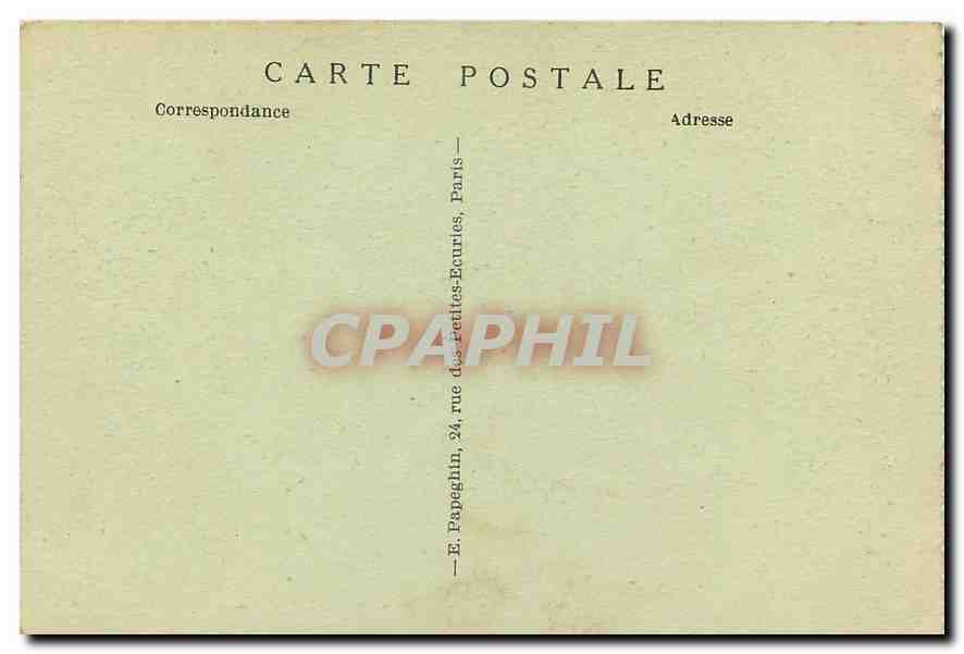 CPA Versailles parc du petit trianon le temple de l'Amour  — Rückseite