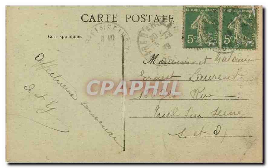 CPA Argentan Abside e l"Eglise St Martin XVI siecle  — Rückseite