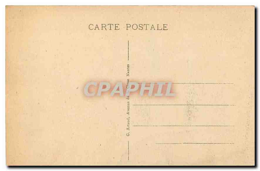 Saint-Malo — Le Fort National — G. Artaud, Nantes — Verso