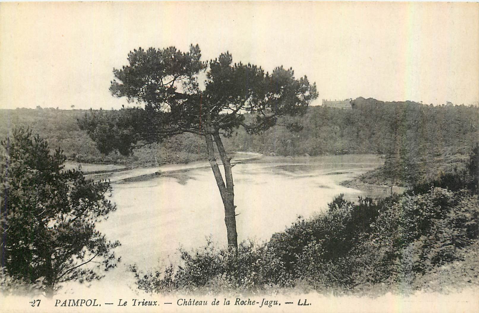 CPA Paimpol le Trieux Chateau de la Roche Jagu 