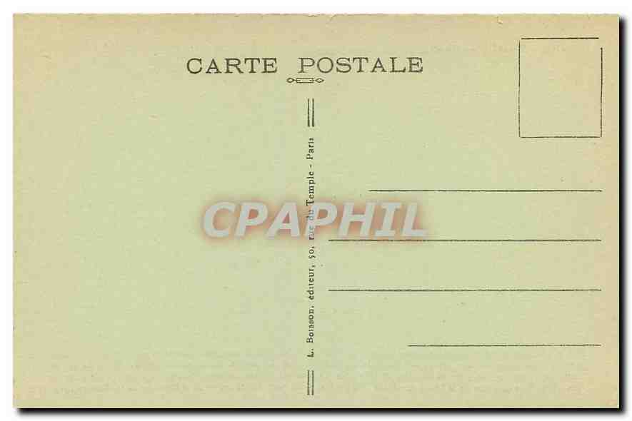 CPA Paris Basilique du Sacre Coeur  — Rückseite