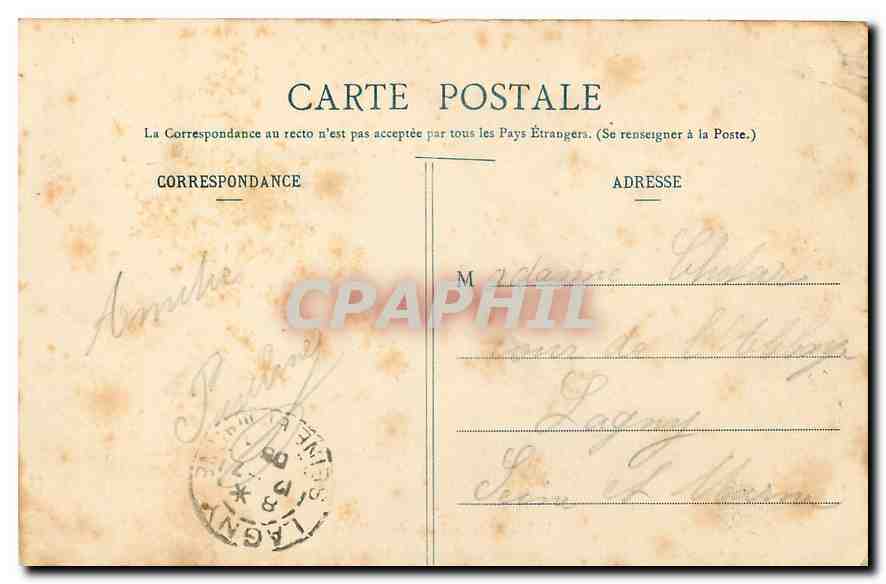 CPA Versailles Palais du Petit Trianon  — Verso