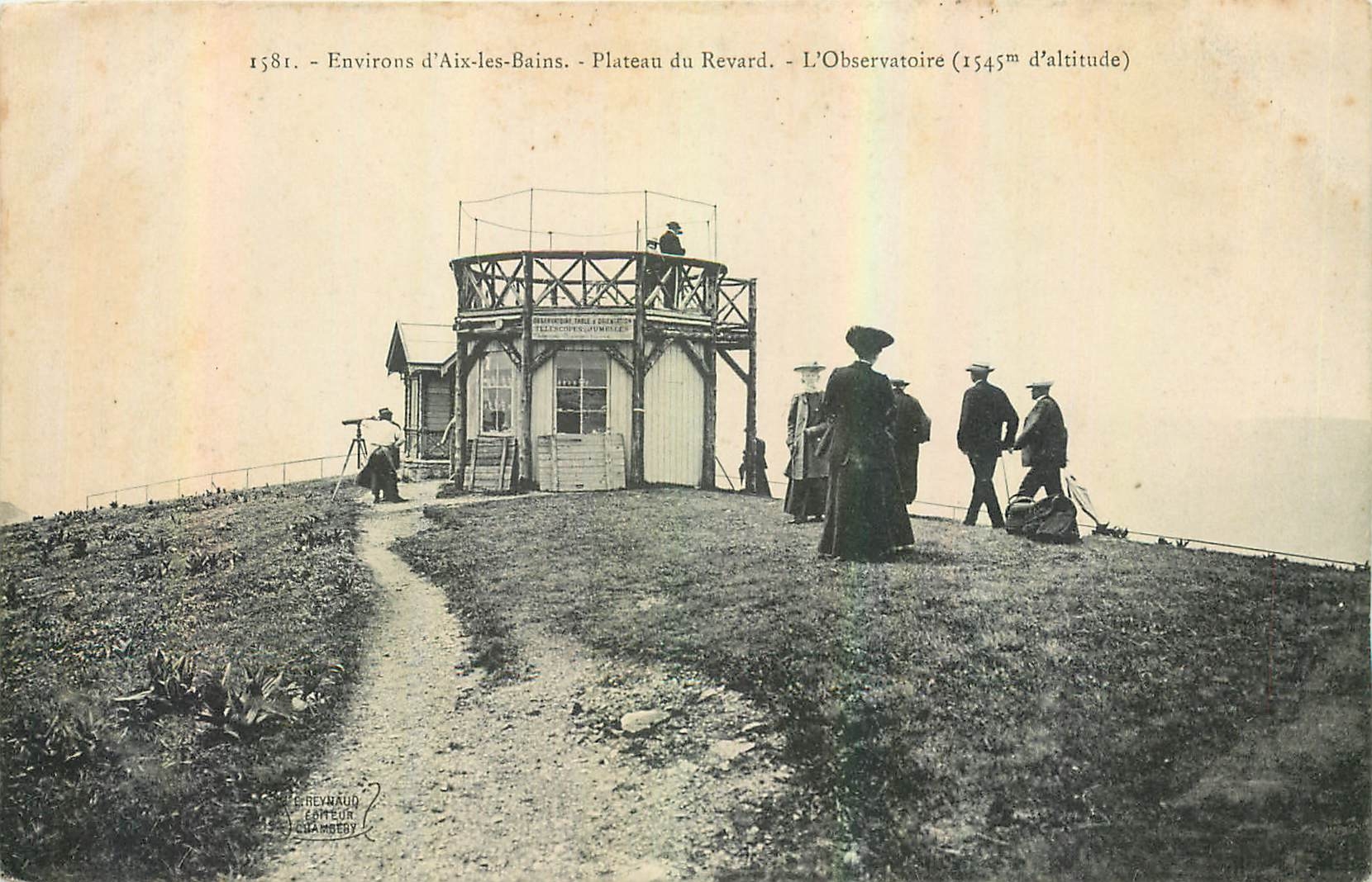 CPA Environs d'Aix les Bains plateau du Revard l'Obvervatoire 