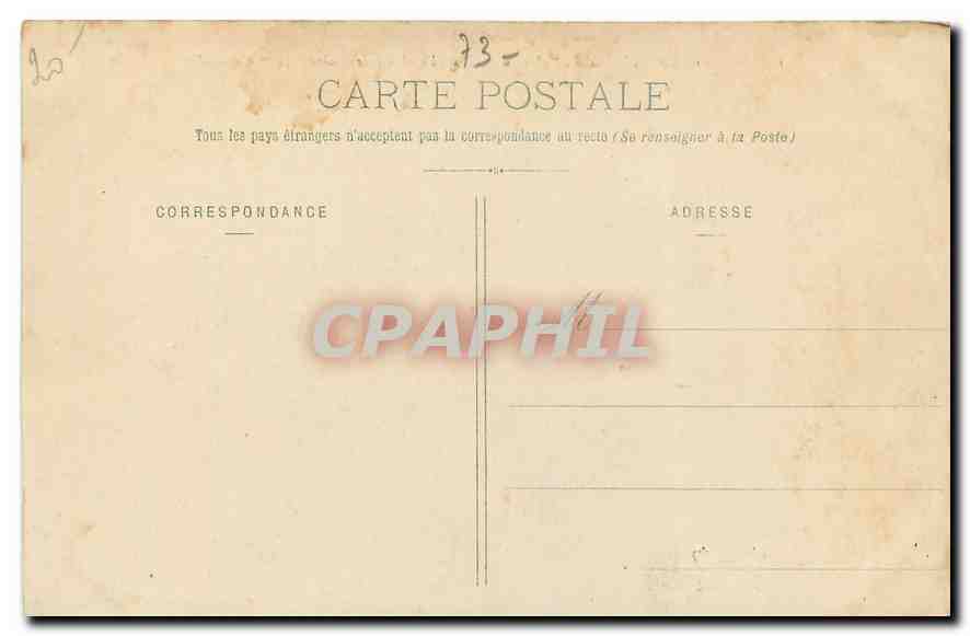 CPA Environs d'Aix les Bains plateau du Revard l'Obvervatoire  — Rückseite
