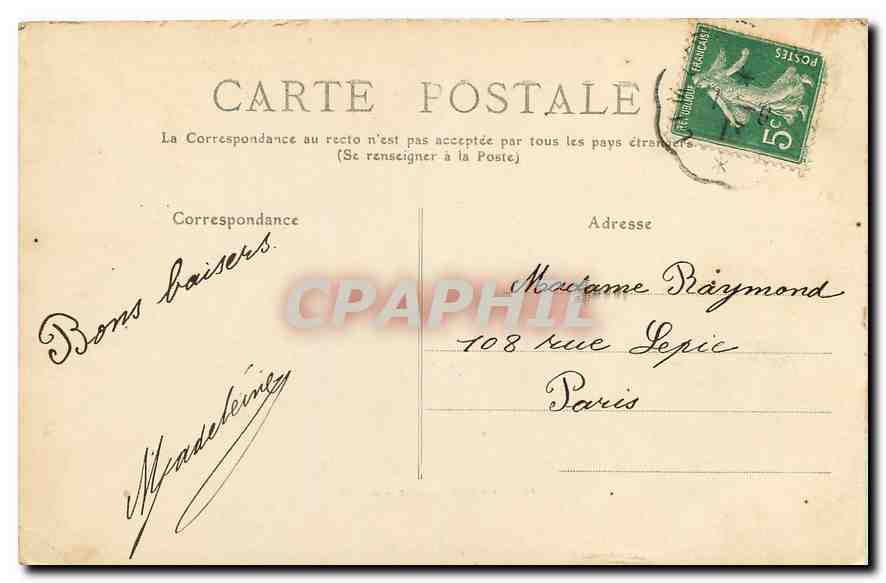 CPA Vallee de Chevreuse le chateau de Brateuil  — Back