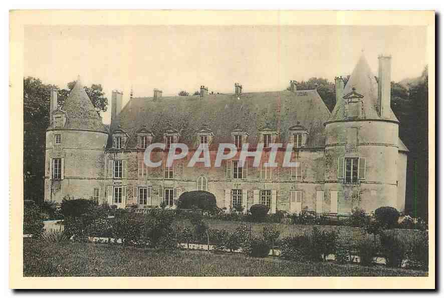 CPA Chateau de Bussy Rabutin facade sur les jardins 