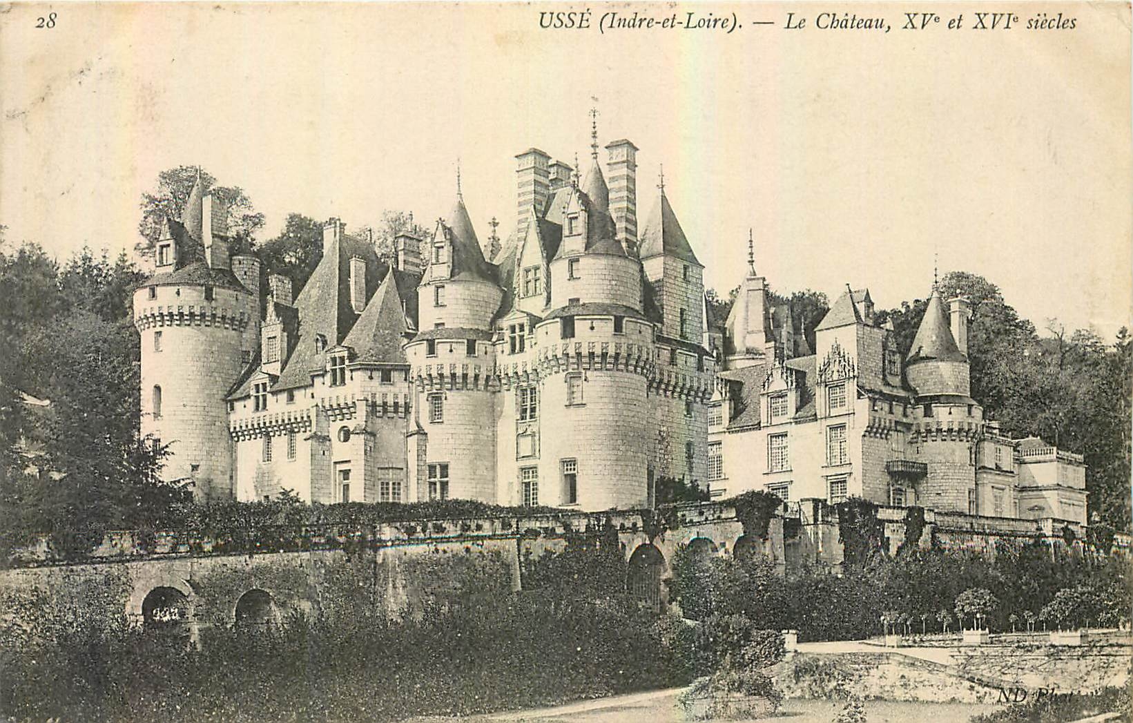CPA Usse Indre et Loire le chateau Xv et XVI siecles 