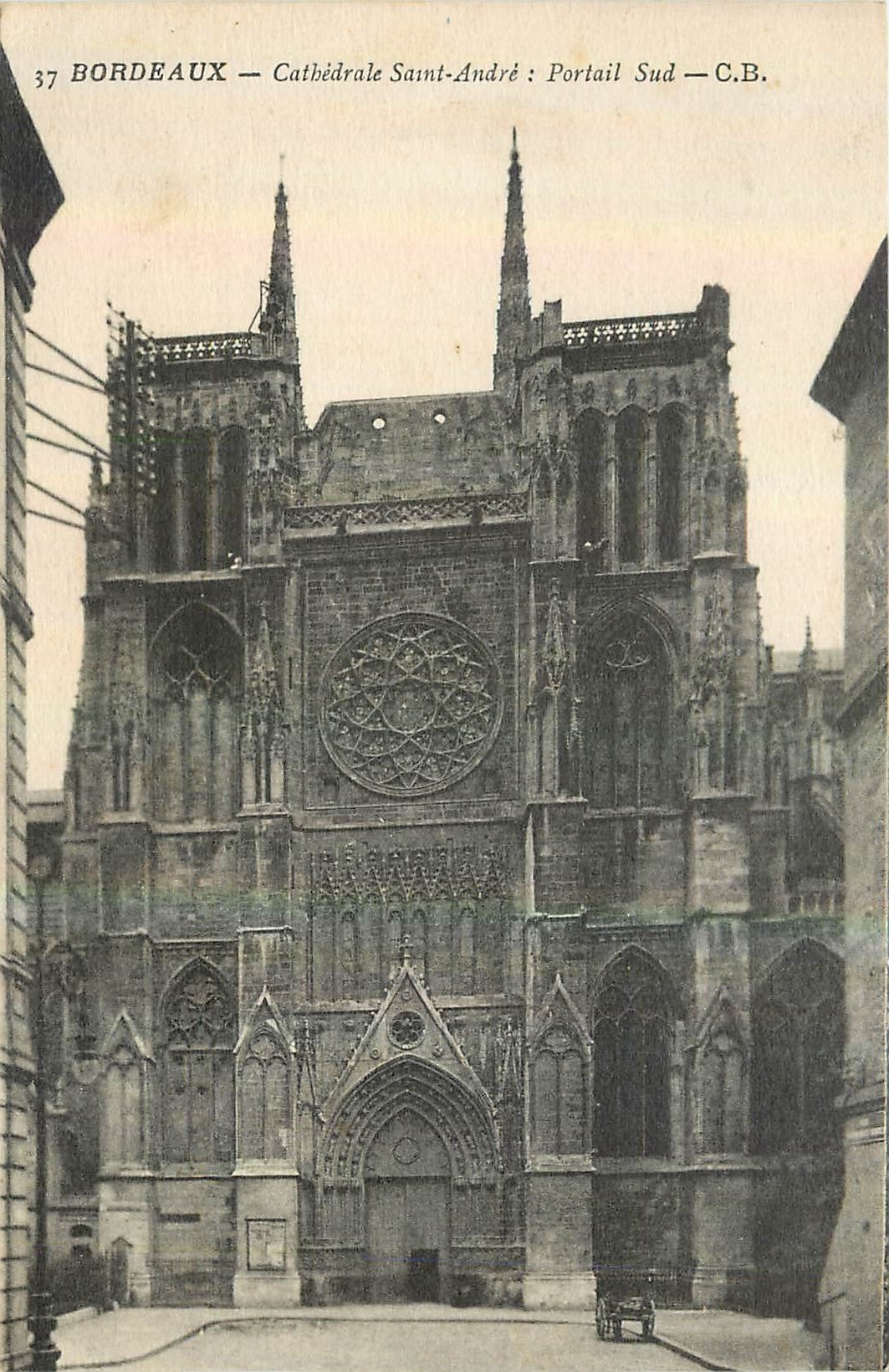 CPA Bordeaux Cathedrale Saint Andre Portail sud 