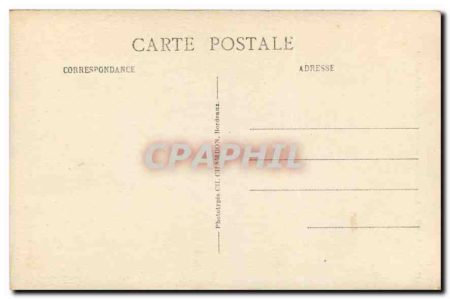 CPA Bordeaux Cathedrale Saint Andre Portail sud  — Verso