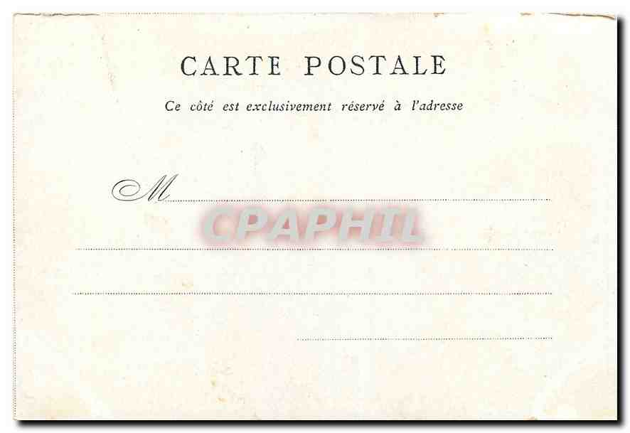 CPA Palais de Justice Paris  — Verso