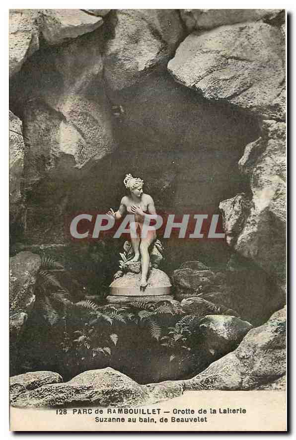 CPA Parc de Rambouillet Grotte de la Laiterie Suzanne au Bain de Beauvelet 