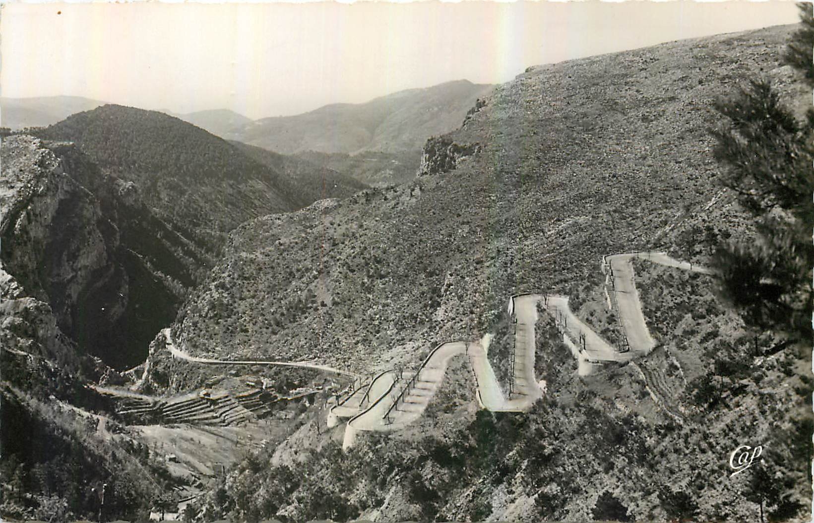 CPA Sospel Les lacets du Col de Braus 