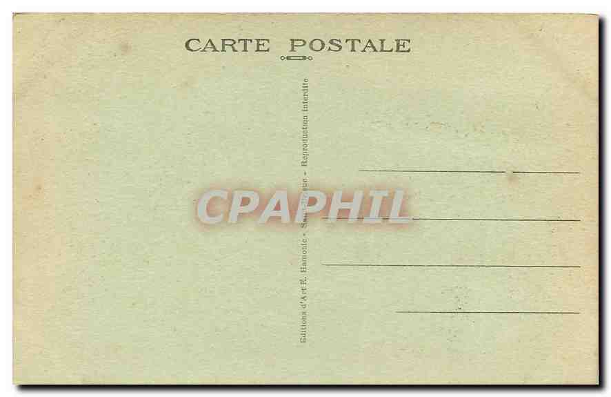 CPA Pierre Branlante a Tregastel un enfant la fait facilement osciller  — Rückseite
