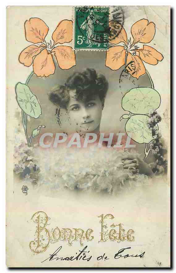 CPA Bonne Fete Femme