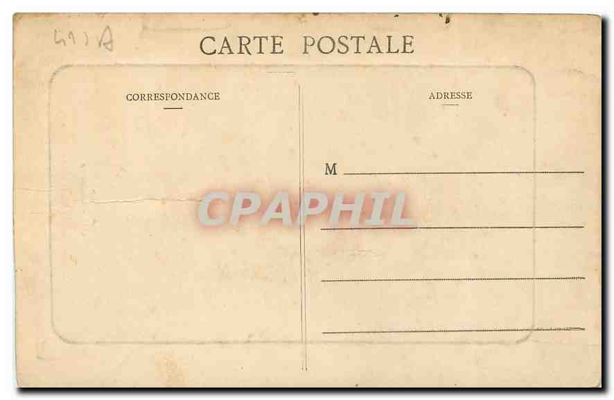 CPA St Etienne Place du Palais des Arts  — Rückseite
