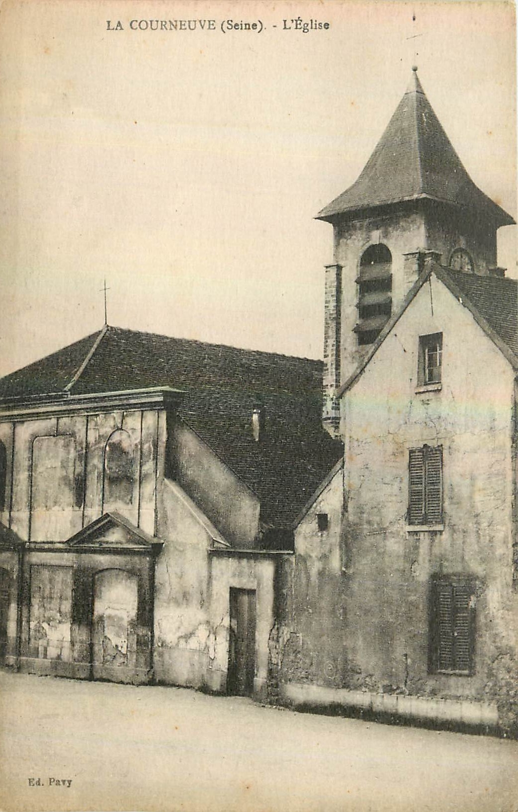 CPA La Courneuve Seine L'Eglise 