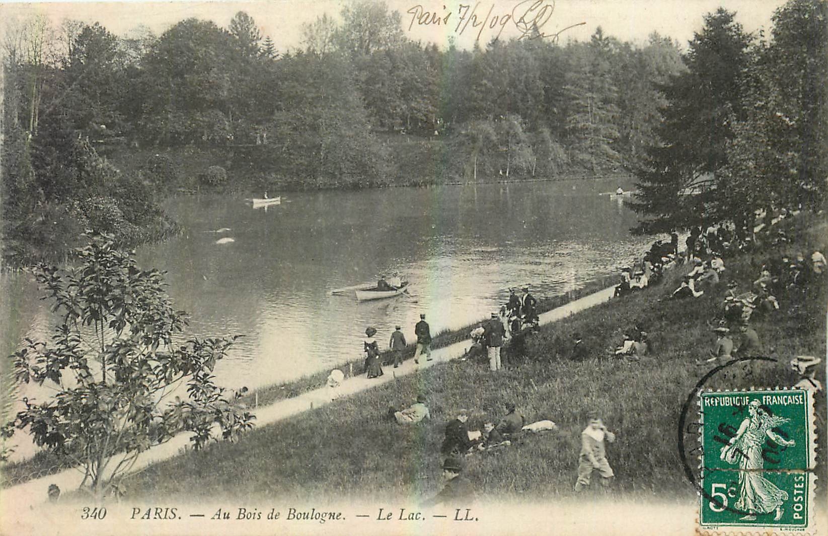 CPA Paris Au Bois de Boulogne Le Lac 