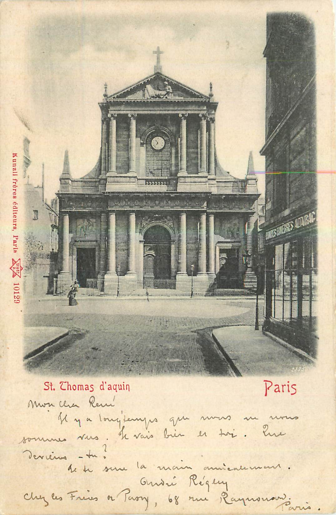 CPA St Thomas d'aquin Paris 