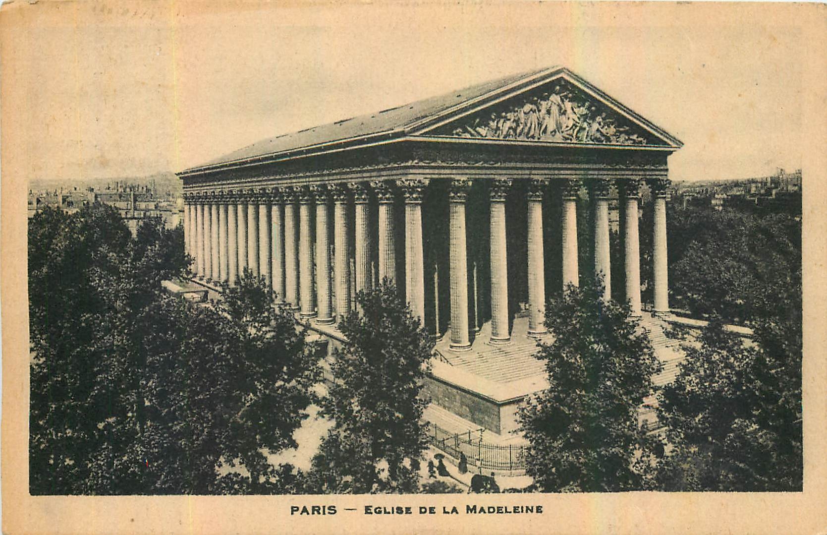 CPA Paris Eglise de la Madeleine 