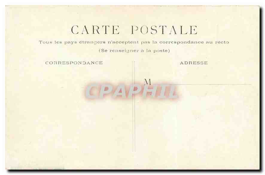 CPA Paris Invalides  — Rückseite