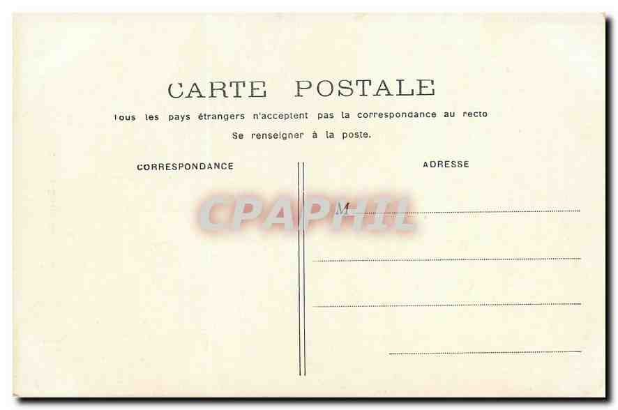 CPA Notre Dame de Paris  — Rückseite