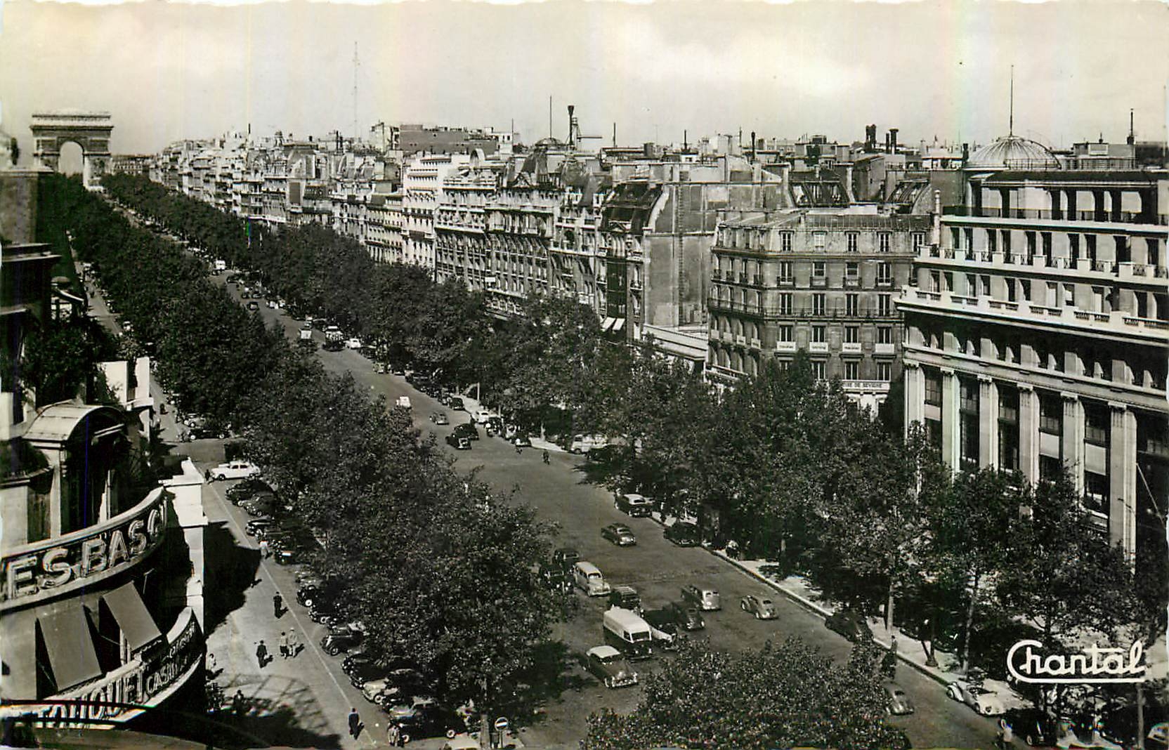 CPA Paris Avenue des Champs Elysees 