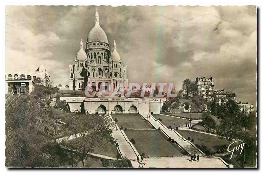 CPA Paris et ses Merveilles Basilique du Sacre Coeur de Montmartre 
