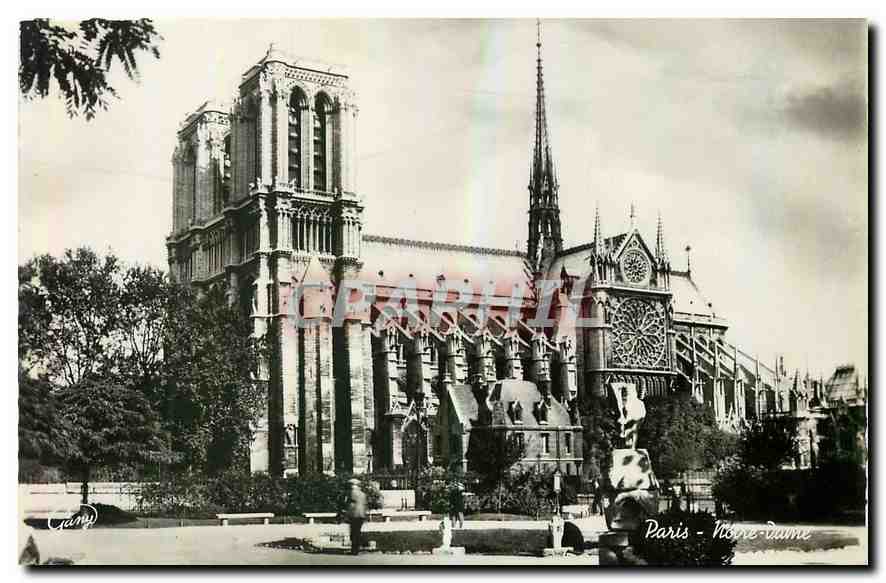 CPA Paris Notre Dame Cathedral 
