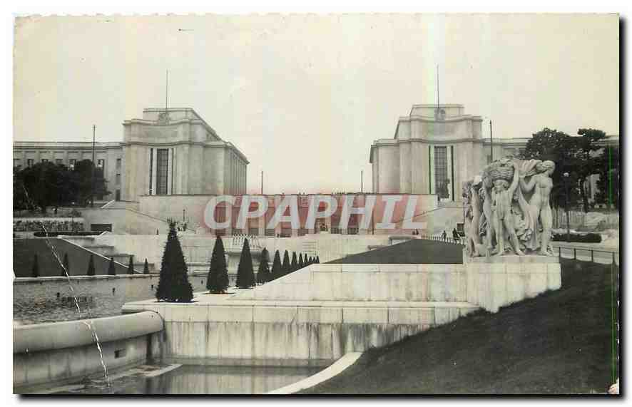 CPA Paris Palais de Chaillot 