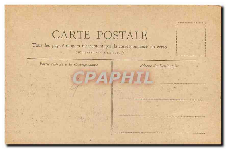 CPA Paris L'Hotel de Ville  — Rückseite
