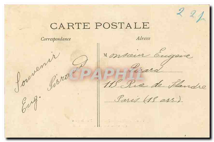 CPA Paris Bois de Boulogne Un coin du Lac  — Verso