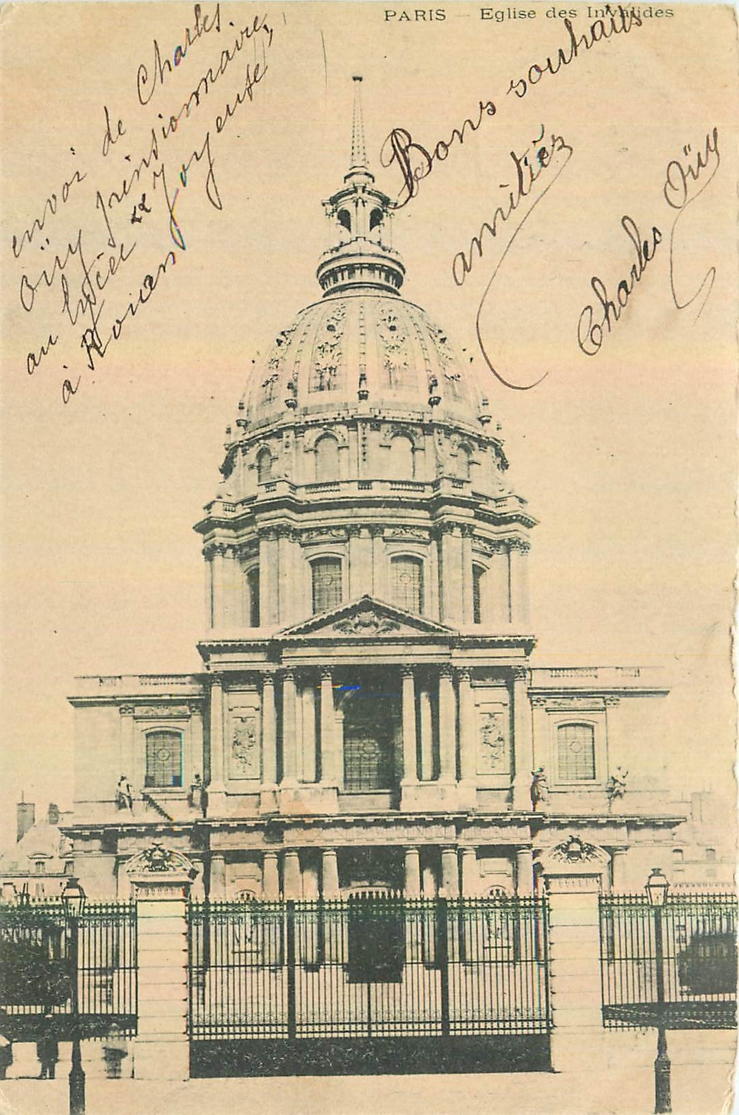 CPA Paris Eglise des Invalides 