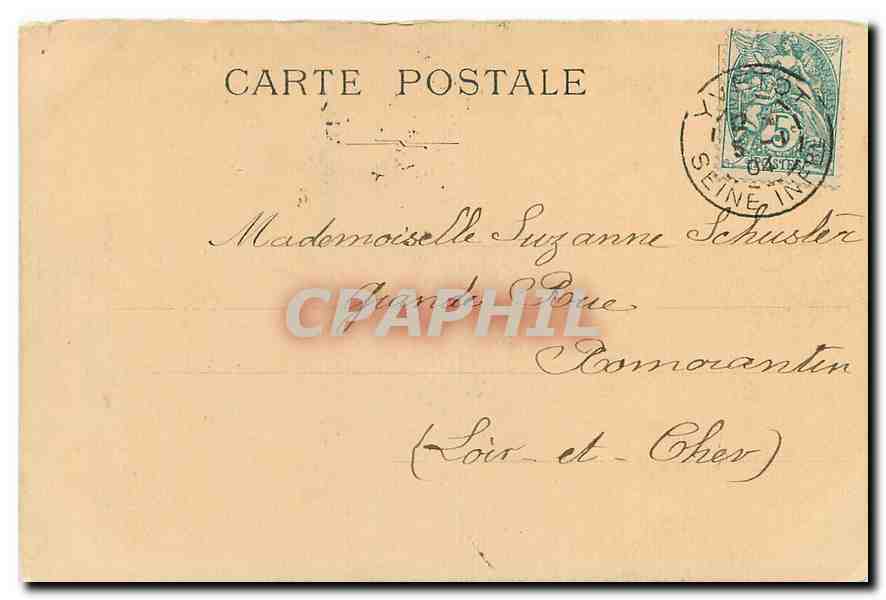 CPA Paris Eglise des Invalides  — Verso
