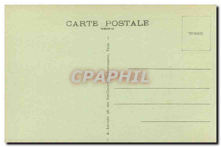 CPA Paris L'Avenue des Champs Elysees prise de L'Arc de Triomphe de l'Etoile  — Rückseite