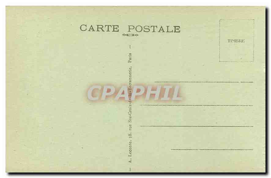CPA Paris L'Arc de Triomphe et la Tombe du Soldat Inconnu  — Rückseite