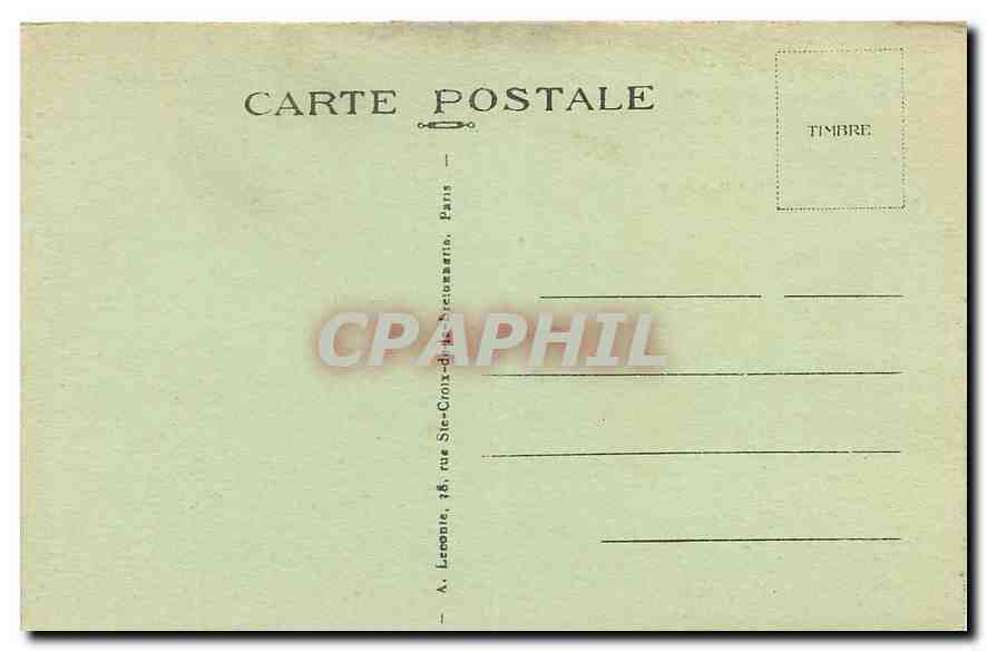 CPA Paris Notre Dame et le Parvis  — Verso