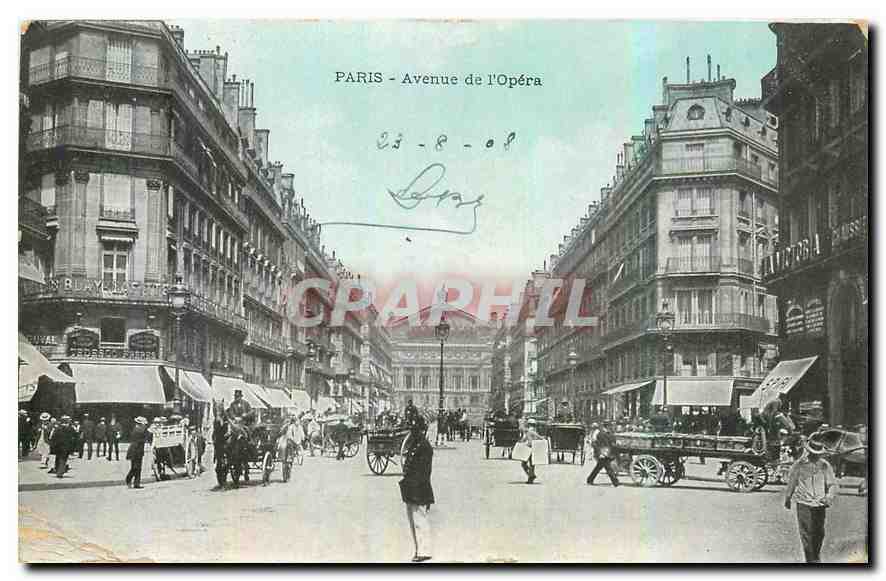 CPA Paris L'Avenue de l'Opera 