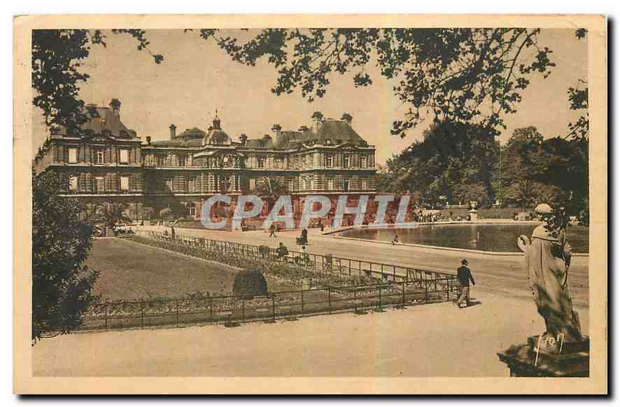 CPA Paris en flanant Palais et jardin du Luxembourg 