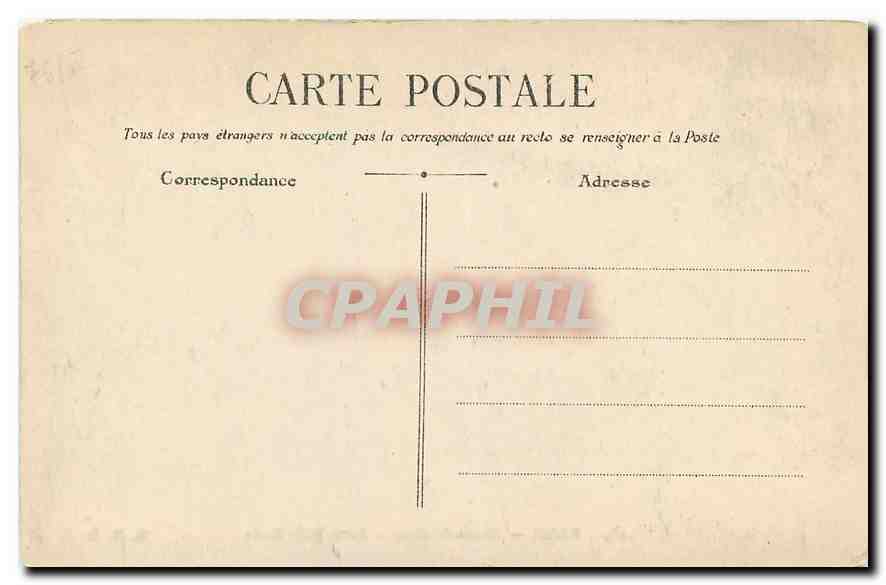 CPA Paris Musee de Cluny Porte XIII siecle  — Rückseite