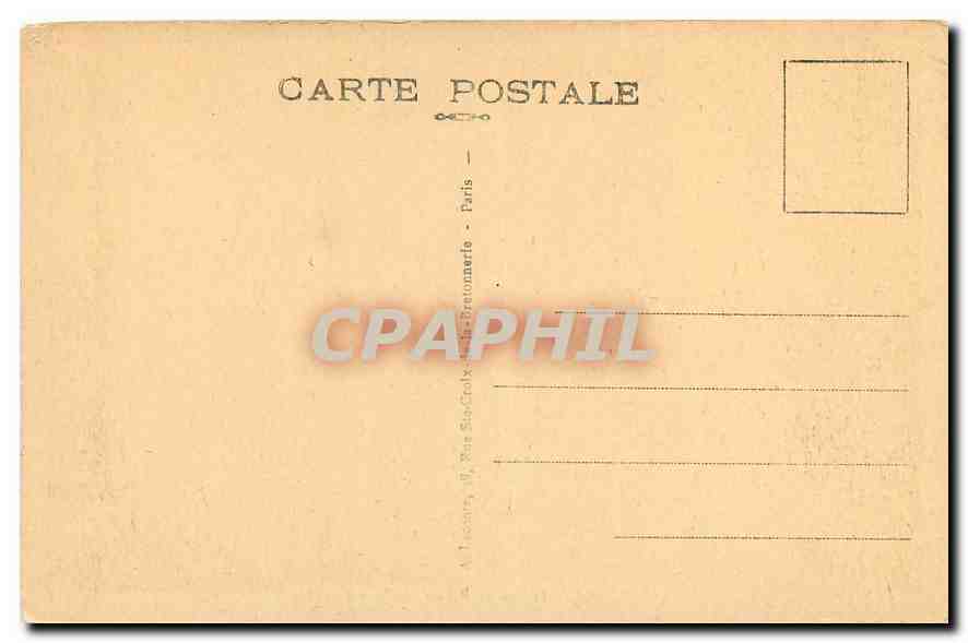 CPA Paris Marche aux Fleurs  — Rückseite