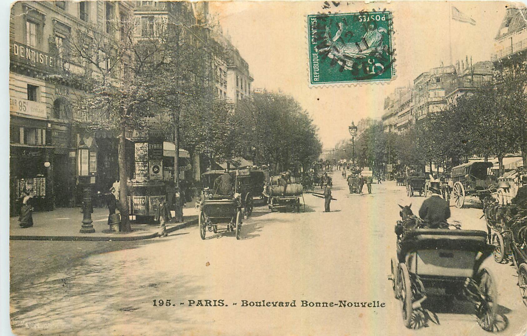 CPA Paris Boulevard Bonne Nouvelle 