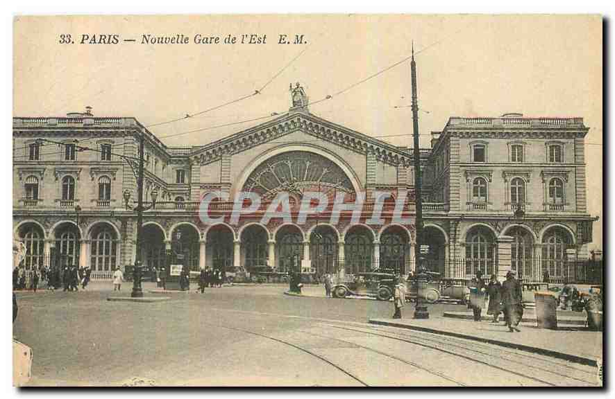 CPA Paris Nouvelle Gare de l'Est 