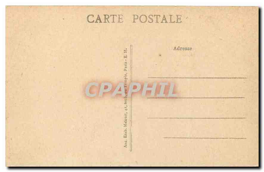 CPA Paris Nouvelle Gare de l'Est  — Rückseite