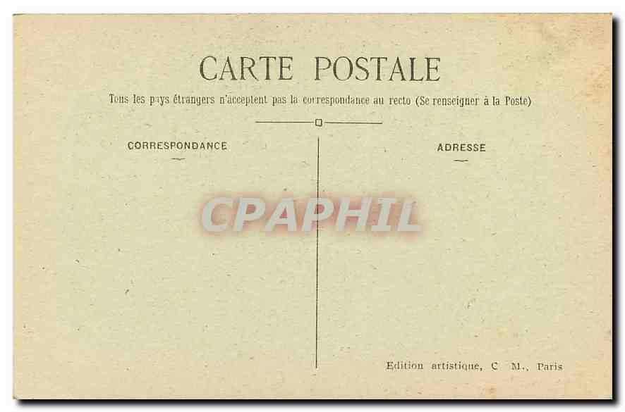 CPA Paris La Sainte Chapelle La Rosace  — Verso