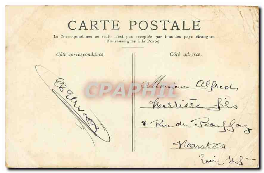 CPA Paris La Colonne Vendome  — Rückseite
