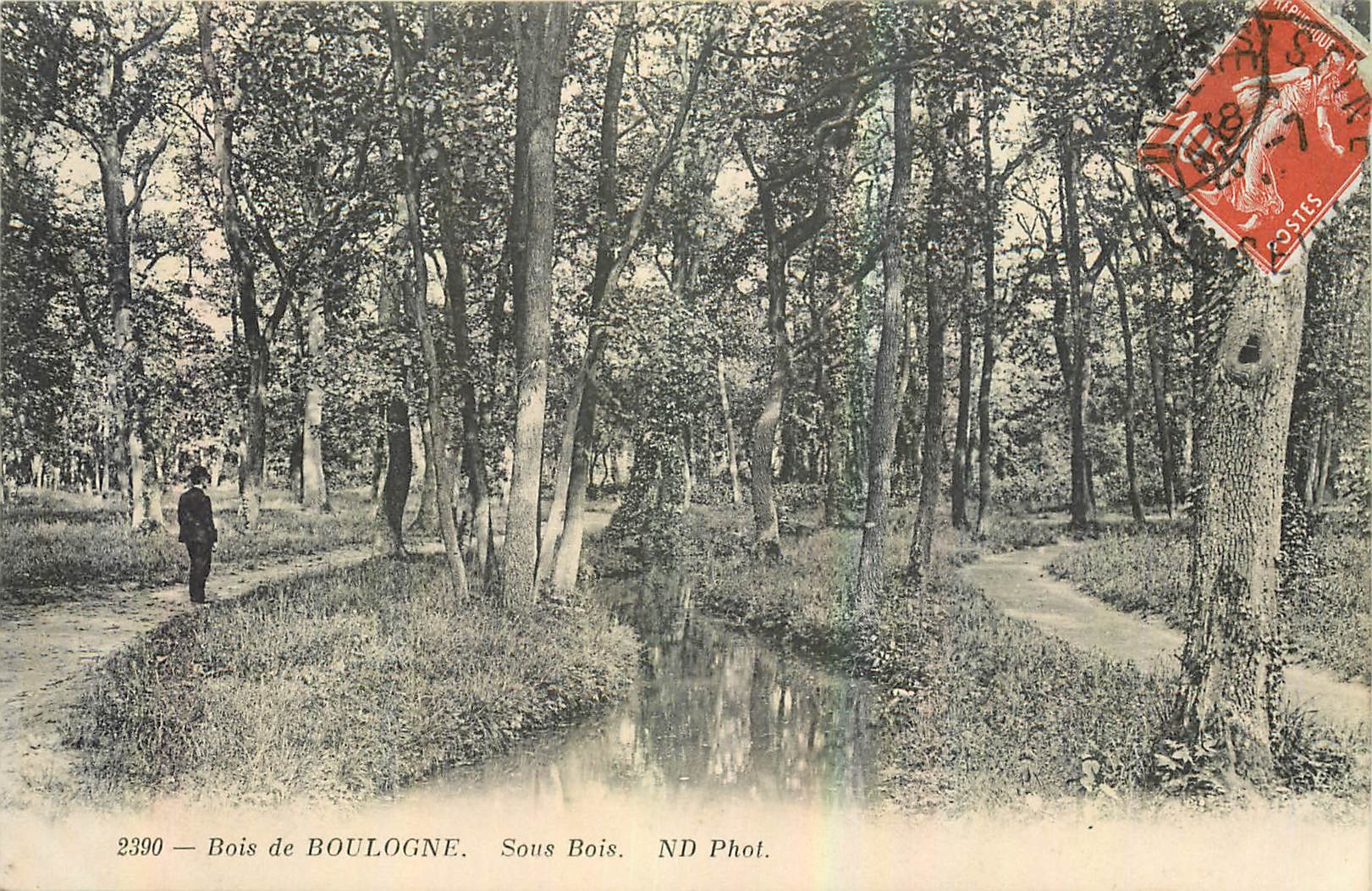 CPA Bois de Boulogne Sous Bois 